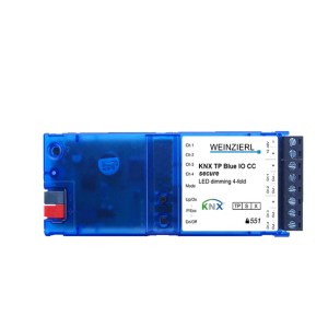 KNX TP Blue IO 551 CC secure - Attuatore LED dimmerabile 4 fold a corrente costante